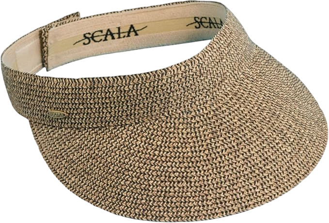 Scala Women's Paper Braid Visor